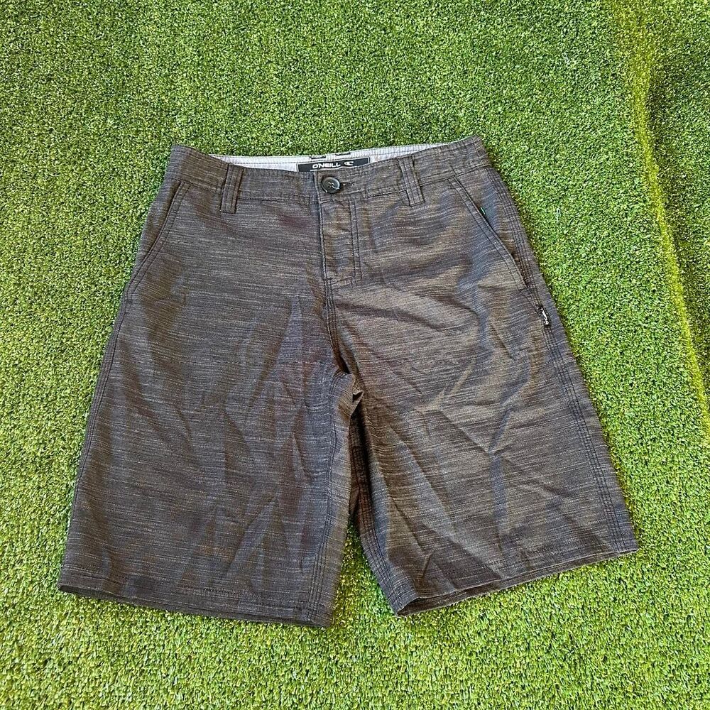 O-neill Men's Grey and Green Shorts